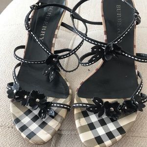 Burberry Strappy Sandals
